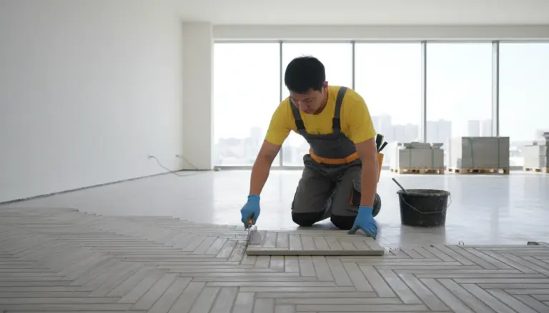 Concrete tile installation in Elk River, MN 